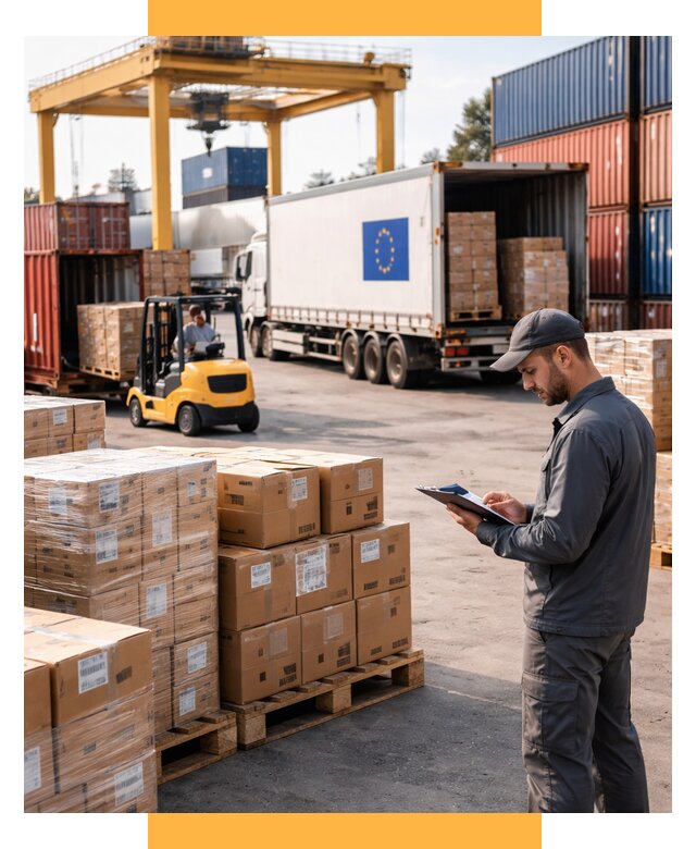 Доставка грузов из Европы от 12218 р., логистика СетСервис-Щрб