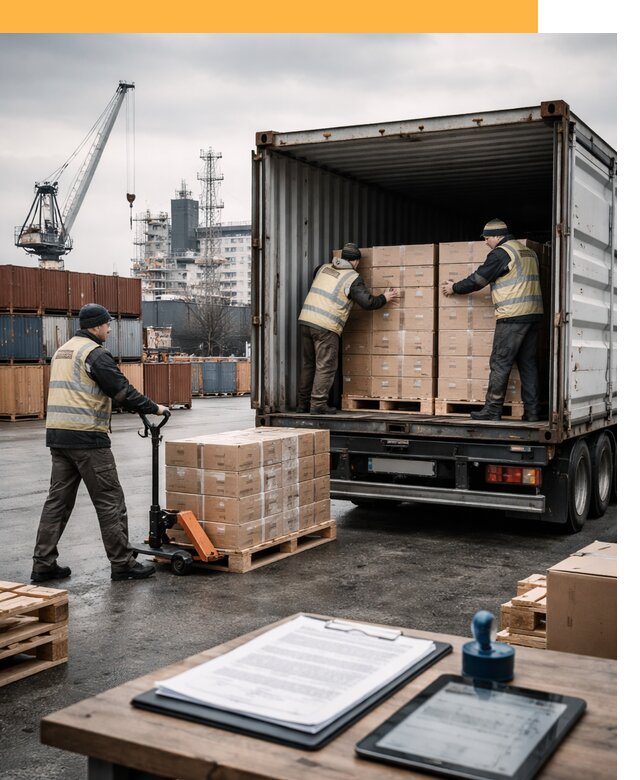 Доставка грузов из Латвии от 25455 руб, морская, авто, авиа