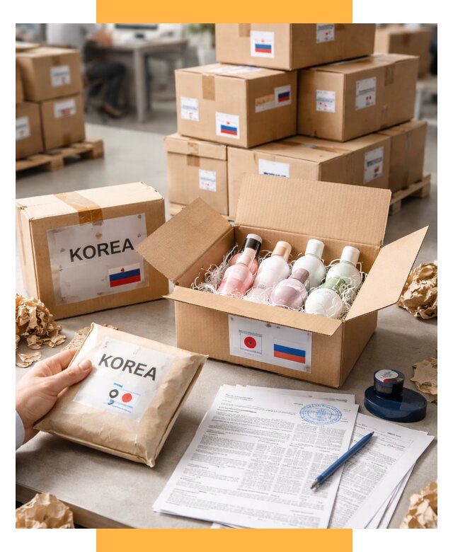 Доставка косметики из Кореи от 8655 р. под ключ | СетСервис-Щрб