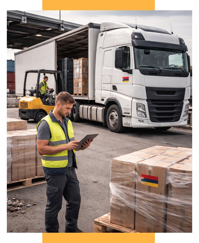 Автоперевозки из Армении от 96729 р. — услуги СетСервис-Щрб