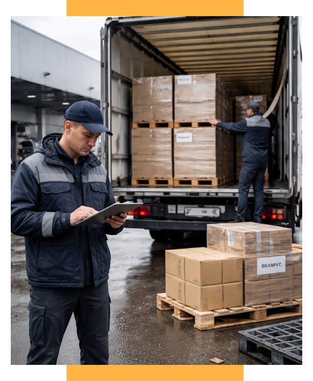 Доставка грузов из Беларуси от 15273 р. логистика СетСервис-Щрб