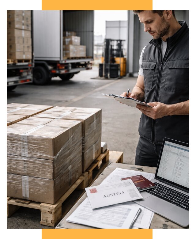 Доставка в Австрию от 66183 р. Логистика и экспорт СетСервис-Щрб