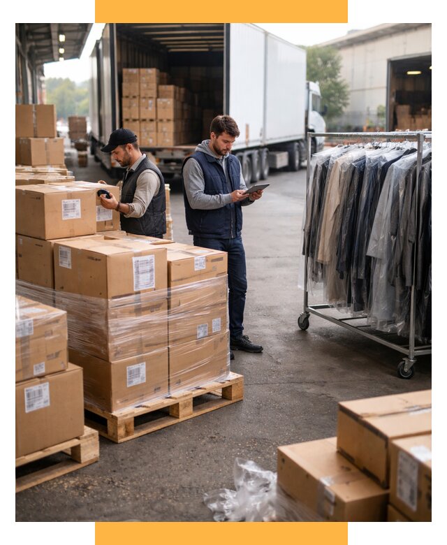 Перевозка и доставка одежды из Китая от 7637 р., СетСервис-Щрб