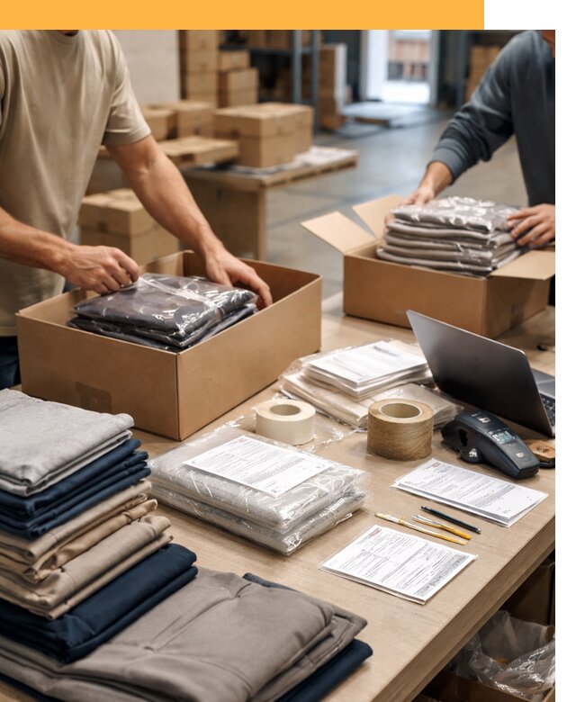 Перевозка одежды по миру от 7637 руб. с таможенным оформлением