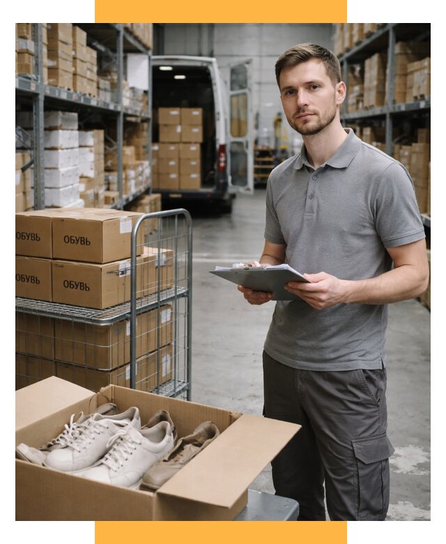 Доставка обуви из Китая и Турции от 4582 р. СетСервис-Щрб