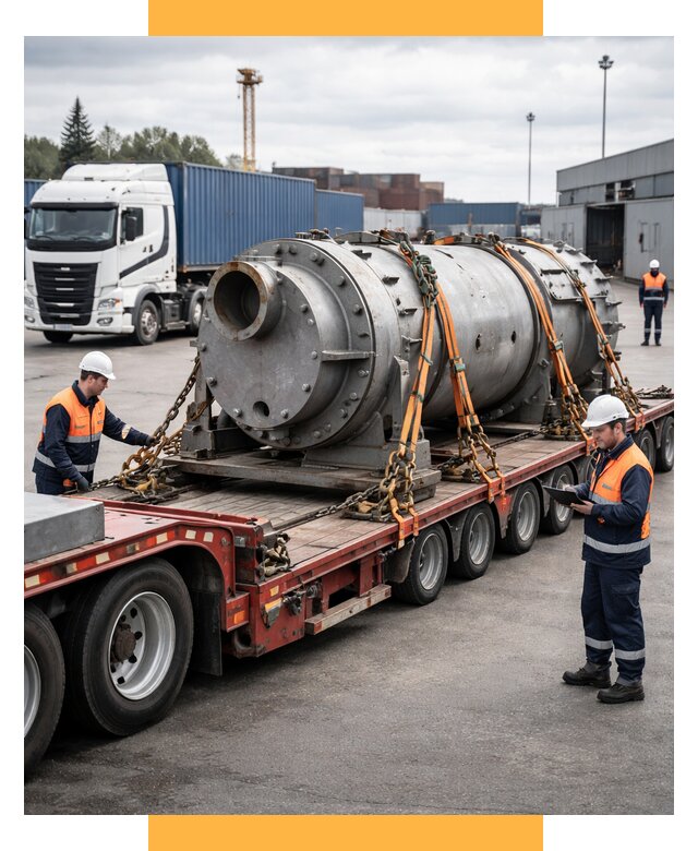 Перевозка тяжеловесных грузов под ключ от 152730 р. | СетСервис-Щрб