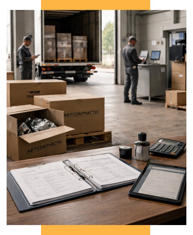 Таможенное оформление автозапчастей под ключ от 8655 р., СетСервис-Щрб