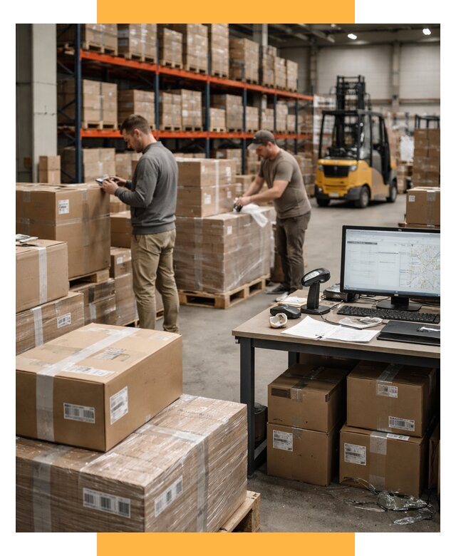 Склад консолидации в Европе от 6618 р., услуги СетСервис-Щрб